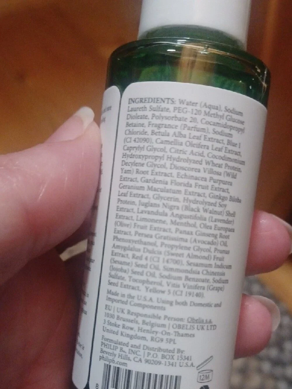 Philp B. Peppermint Avocado Shampoo